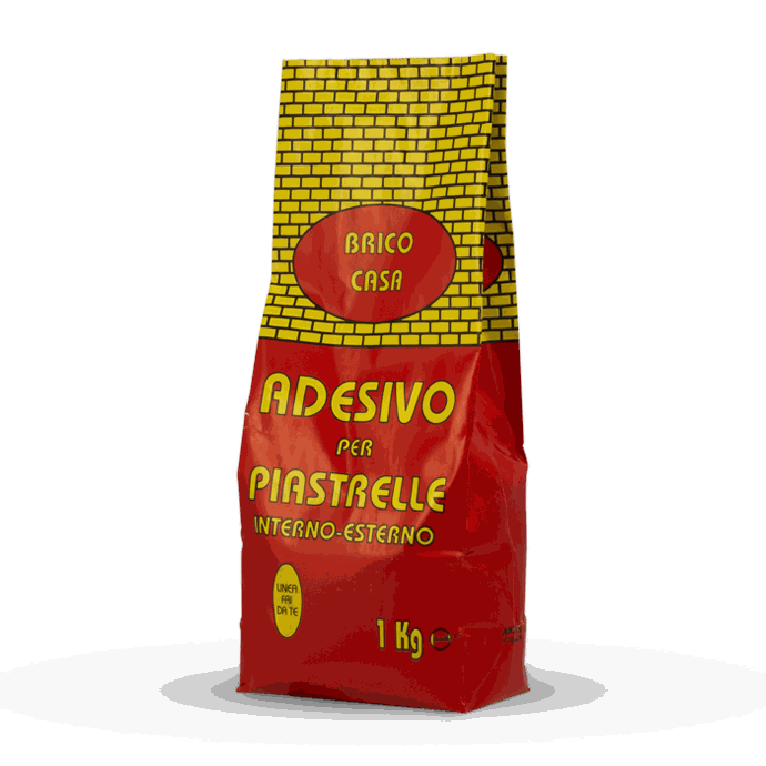 Confezione Adesivo per piastrelle — Adesivo cementizio per piastrelle e pavimenti