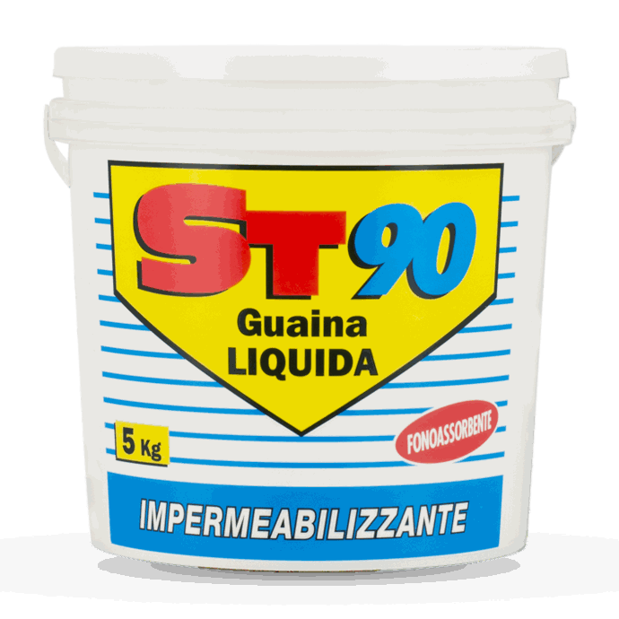 Confezione Guaina liquida ST90 — Guaina elastomerica impermeabilizzante — calpestabile